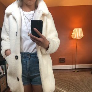 Kids 10 (Fits 0 P) Zara Kids White Jacket - NWT